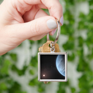 Porte-clés Planète K2-18b, Étoile Hôte Et Planète Accompagnan