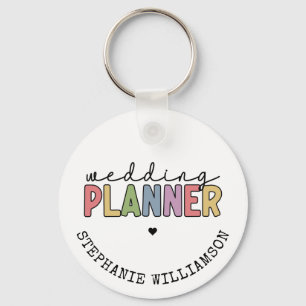 Porte-clés Planificateur d'événements de mariage personnalisé