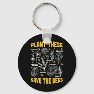 Porte-clés Plant These Save The Bees