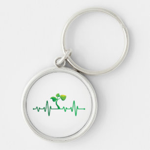 Porte-clés Plante Heartbeat - Botany Botanist Gardening Plant