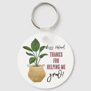 Porte-clés Plante m'aidant à développer la bague clé