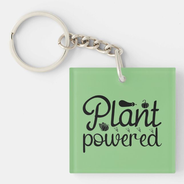 PORTE-CLÉS PLANTE POWERED (Devant)