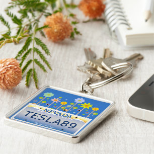 Porte-clés Plaque minéralogique du Nevada