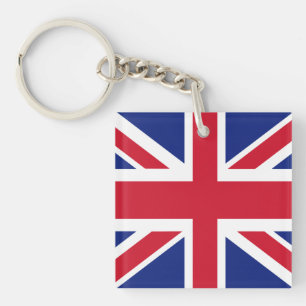 Porte-clés Platinum Jubilee Britanniques Drapeau Bonnet