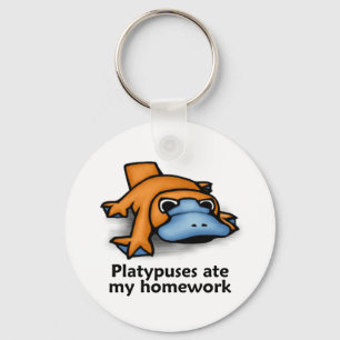 Porte-clés Platypuses a mangé mon travail