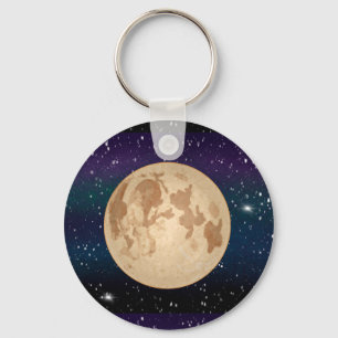 Porte-clés Pleine lune sur la main étoilée