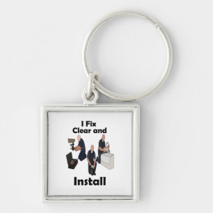 Porte-clés Plombier Je Répare, Nettoie, Installe Fête d'anniv