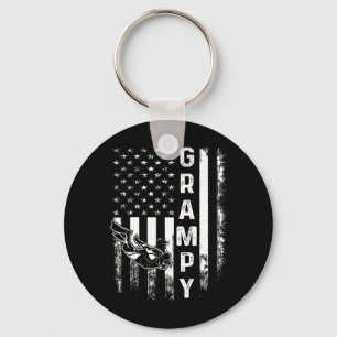Porte-clés Plongée Scu Papy Drapeau Américain Noël Vintage
