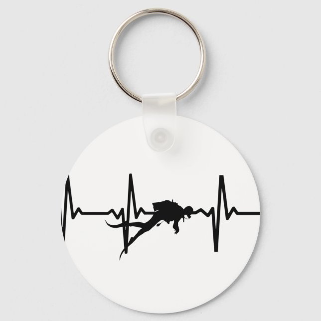 Porte-clés Plongée sous-marine Heart Pulse Key Ring (Recto)