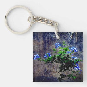 Porte-clés Plumbago bleu
