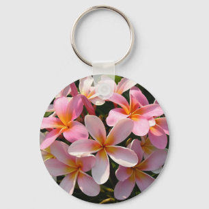 Porte-clés Plumeria Hawaiian Flowers Porte - clé rose