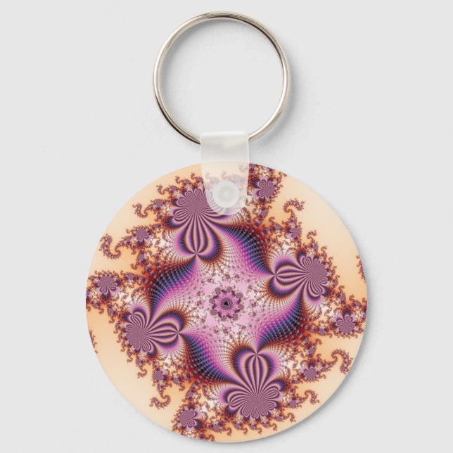 Porte-clés Plums de sucre - Fractal (Recto)