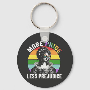 Porte-clés Plus de fierté moins de préjugé LGBT Mois Gay prid