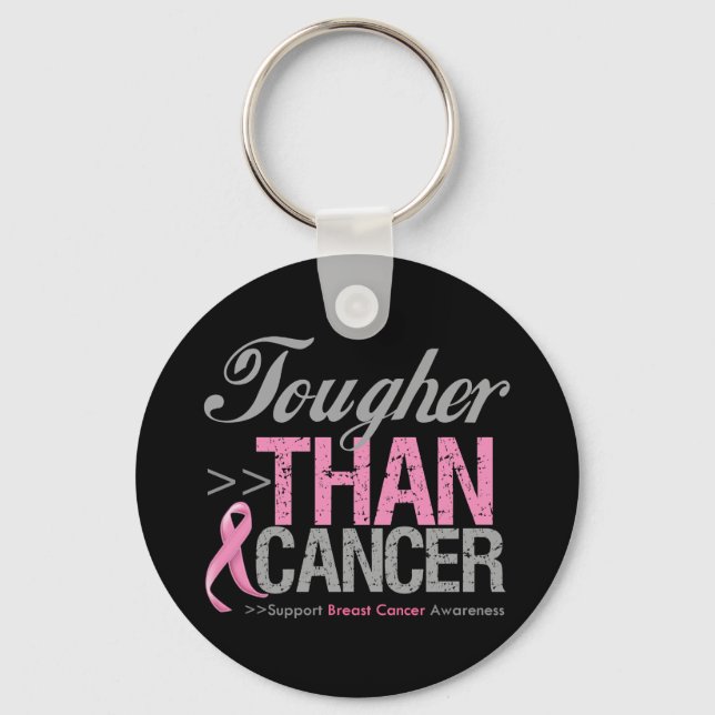 Porte-clés Plus dur que le cancer du sein (Recto)