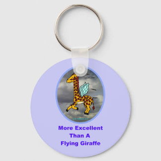 Porte-clés Plus Excellent Qu'Une Giraffe Volante