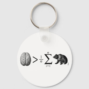 Porte-clés Plus futé que l'ours moyen