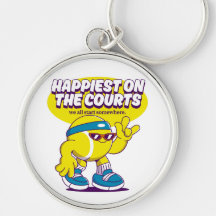 Plus heureuse sur le court