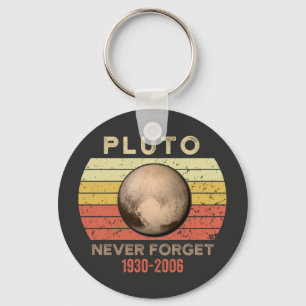 Porte-clés pluto jamais oublier, eris, lune, astronomie, astr