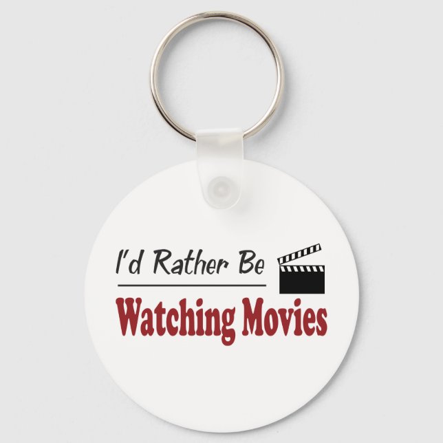 Porte-clés Plutôt regarder des films (Recto)