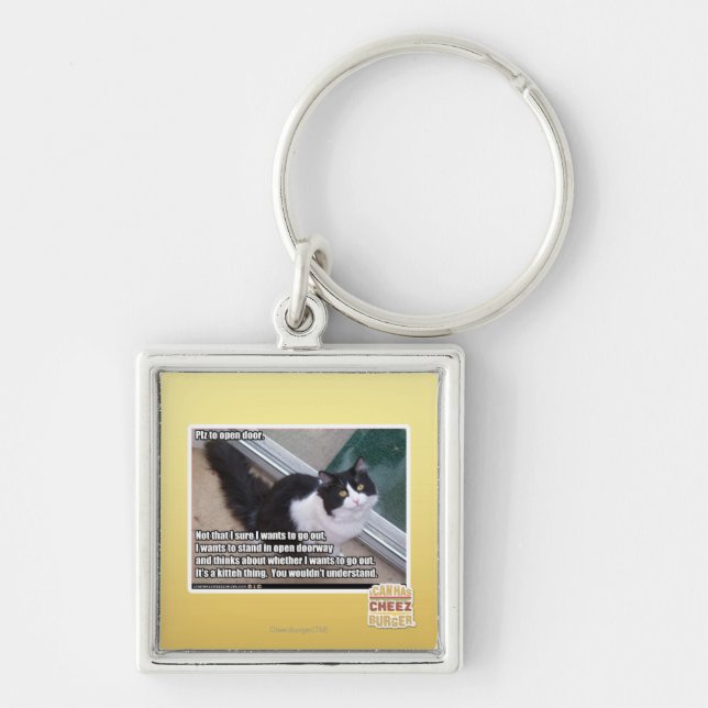 Porte-clés PLZ à la porte ouverte (Devant)