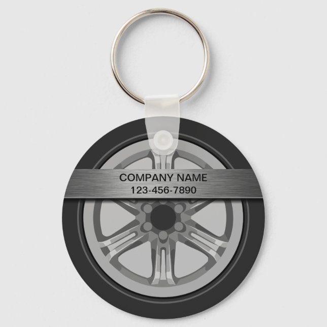 Porte-clés Pneumatique Porte - clé de promotion automobile (Recto)