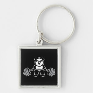 Porte-clés Poids Levant Panda Ours Anime Dessin - Entraînemen