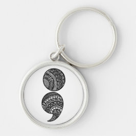 Porte-clés point-virgule