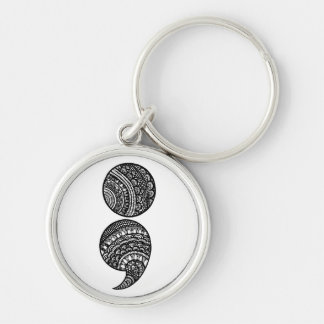 Porte-clés point-virgule