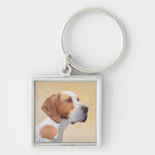 Porte-clés Pointer Painting - Cute Original Dog Art