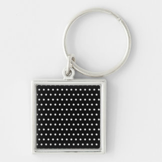 Porte-clés points noirs polka dots pointillés tup