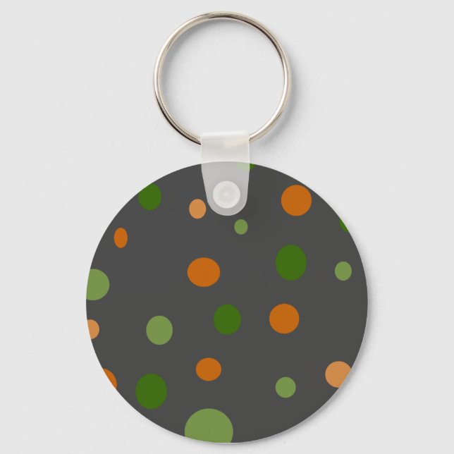 Porte-clés Points Sur Porte - clé gris (Recto)