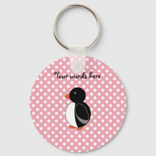Porte-clés Pois mignon de rose de pingouin