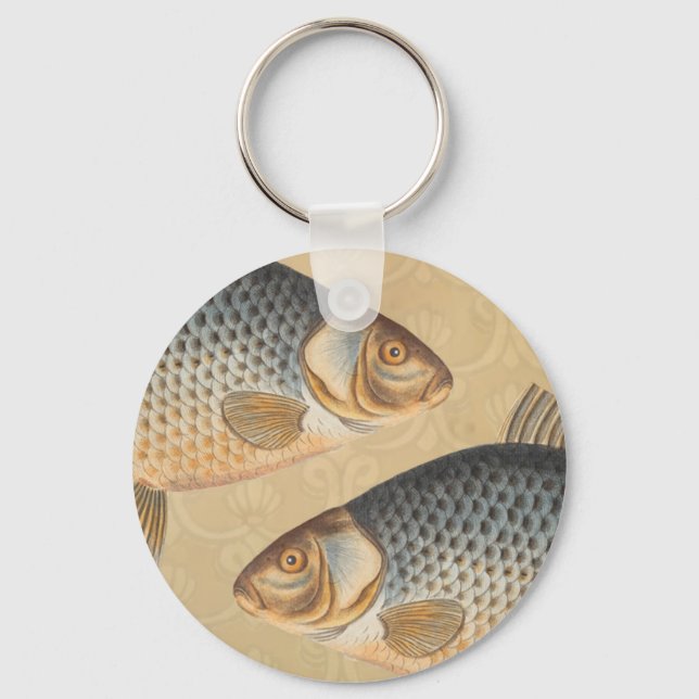 Porte-clés Poisson+artisanat+design+pêche+poisson (Recto)