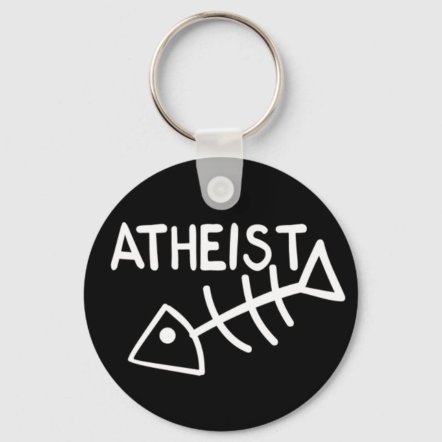 Porte-clés Poisson athée (Recto)