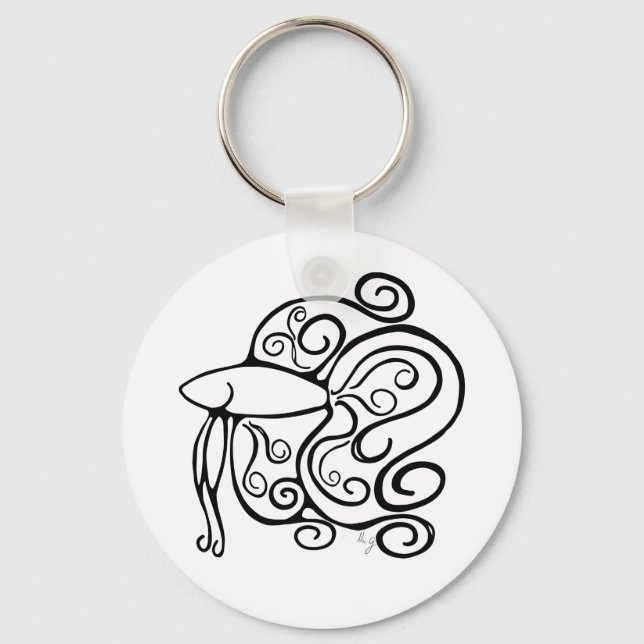 Porte-clés Poisson Bêta de tourbillon (Recto)