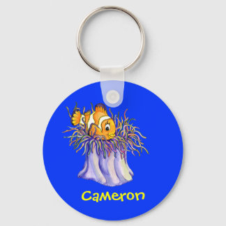 Porte-clés Poisson Clown Carton mignon