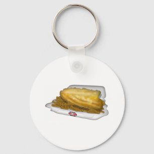 Porte-clés Poisson et chips