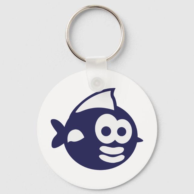 Porte-clés Poisson rond (Recto)