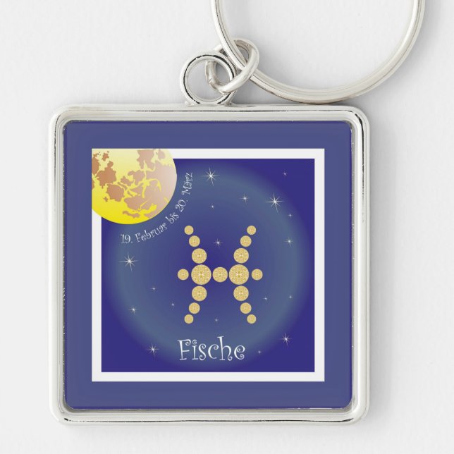 Porte-clés Poissons du 19 février au 20 mars (Devant)