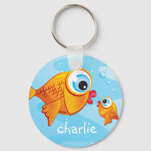 Porte-clés POISSONS - olive et conserves au vinaigre : :