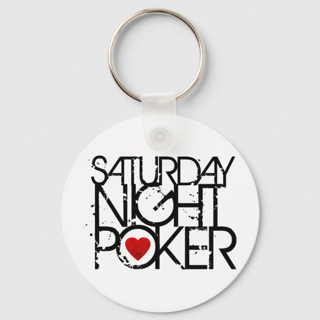 Porte-clés Poker de nuit du samedi (Recto)