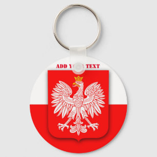 Porte-clés Poland Flag World Cup 2022 Football Soccer Polska