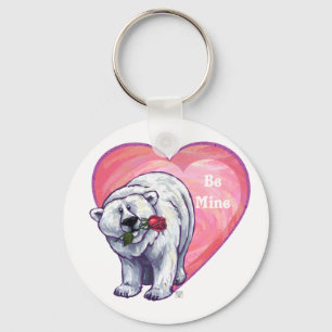 Porte-clés Polar Bear Valentine's Day