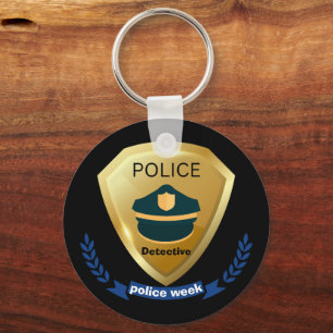 Porte-clés Police detectives ,national police week 2023