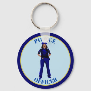Porte-clés Police féminine