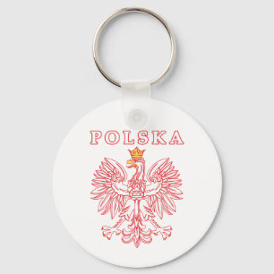 Porte-clés Polska Avec Aigle Rouge Polonais
