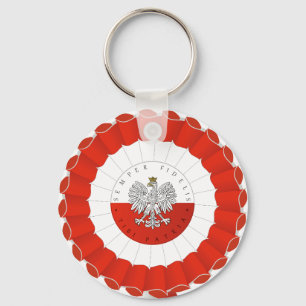 Porte-clés Polska Pologne Pologne Anniversaire Cotillion