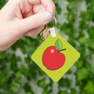 Porte-clés Pomme rouge