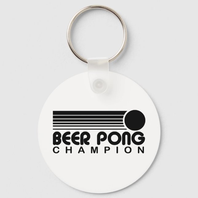 Porte-clés Pong de bière (Recto)