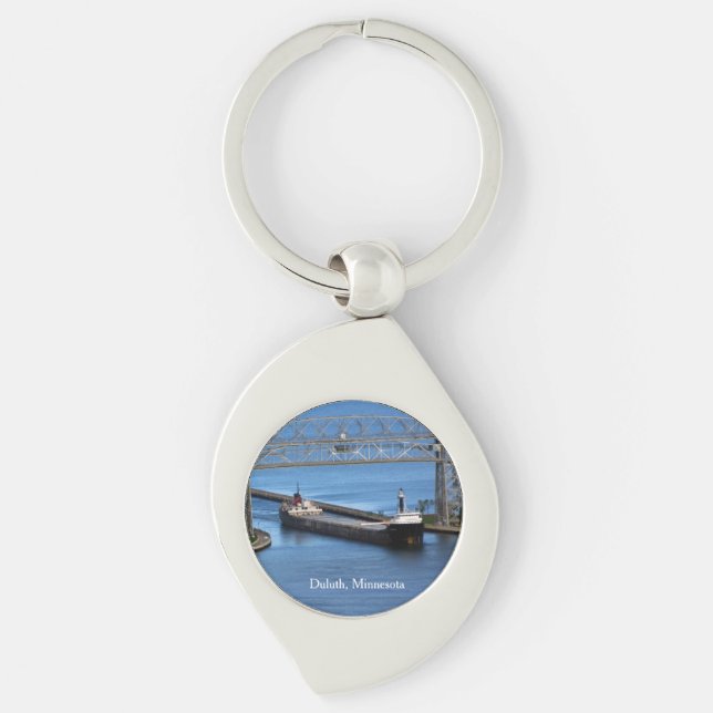 Porte-clés Pont de levage aérien Quebecois & Duluth (Devant)